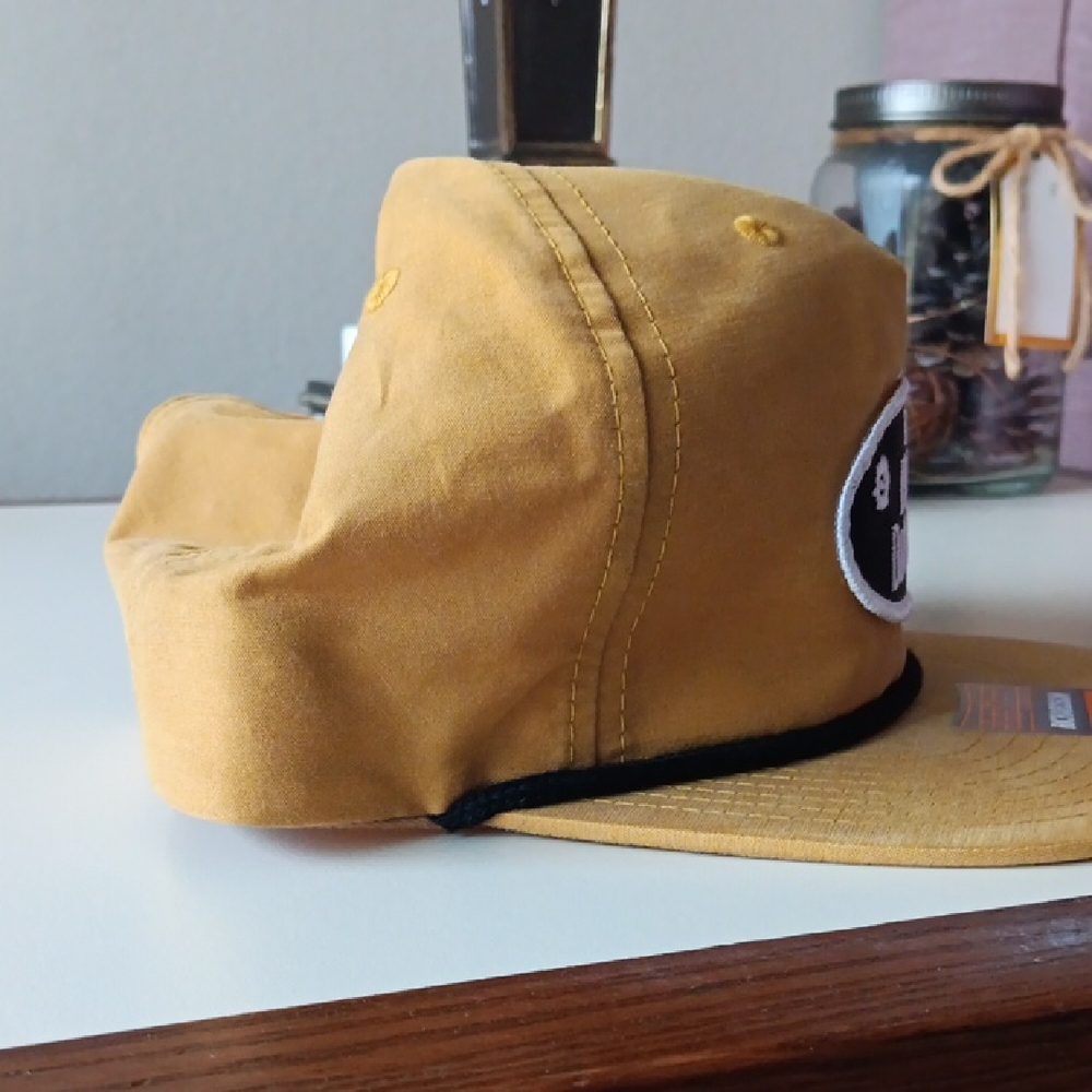 The Dinner Detective Mustard Yellow Cap - Picture 2 of 5